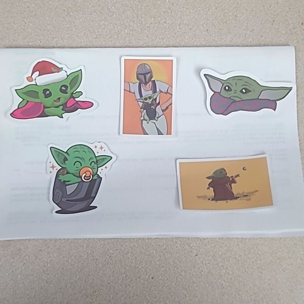 Baby Yoda Stickers Bundle
